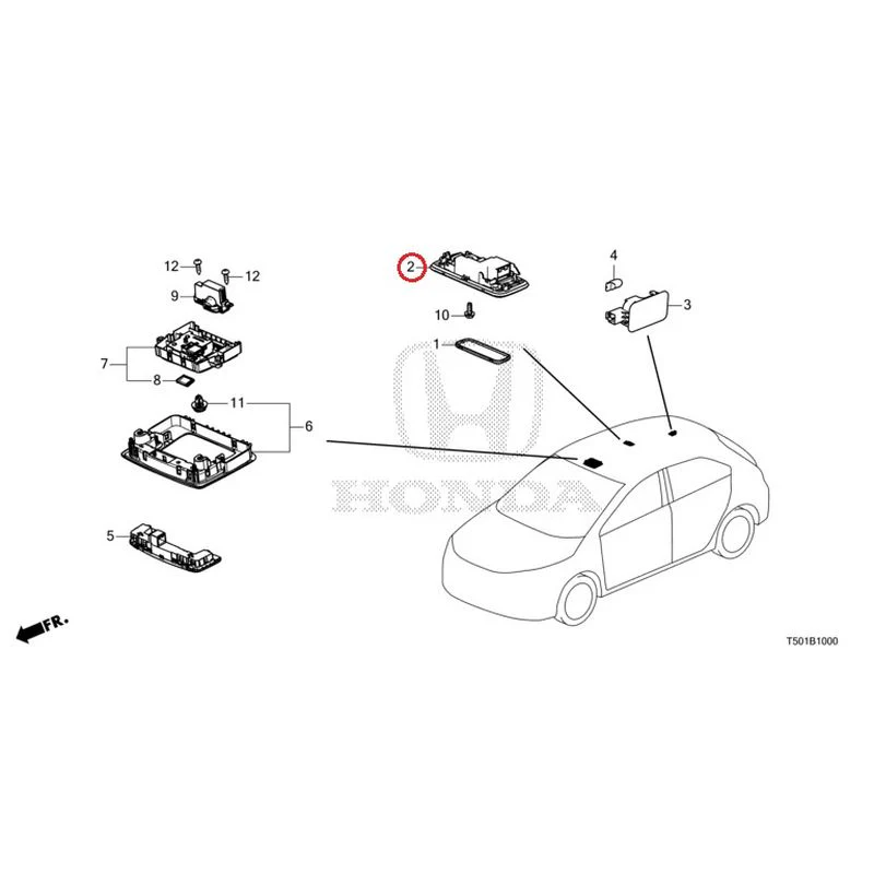 [NEW] JDM HONDA CIVIC FL4 2023 Interior Lights GENUINE OEM - Image 3