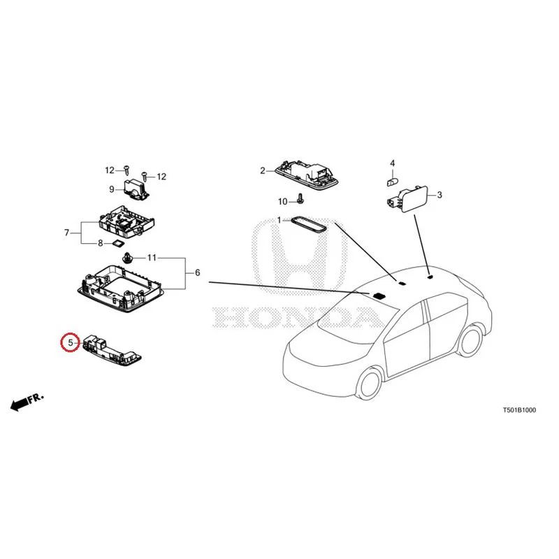 [NEW] JDM HONDA CIVIC FL4 2023 Interior Lights GENUINE OEM - Image 6