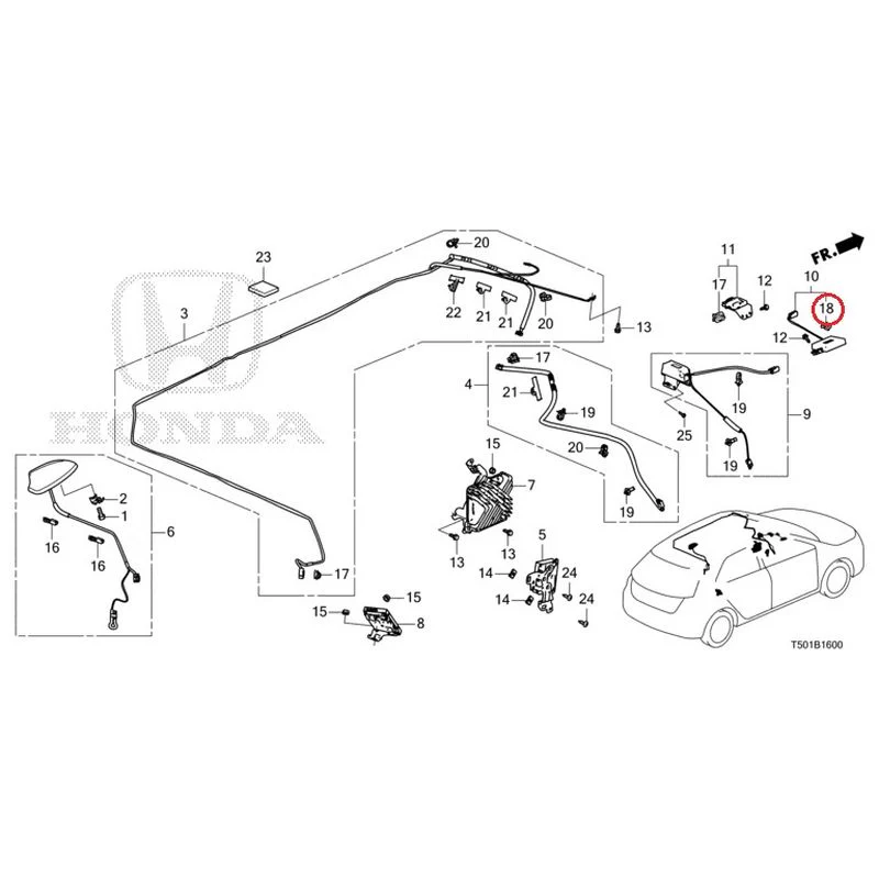 [NEW] JDM HONDA CIVIC FL4 2023 Antenna GENUINE OEM - Image 23