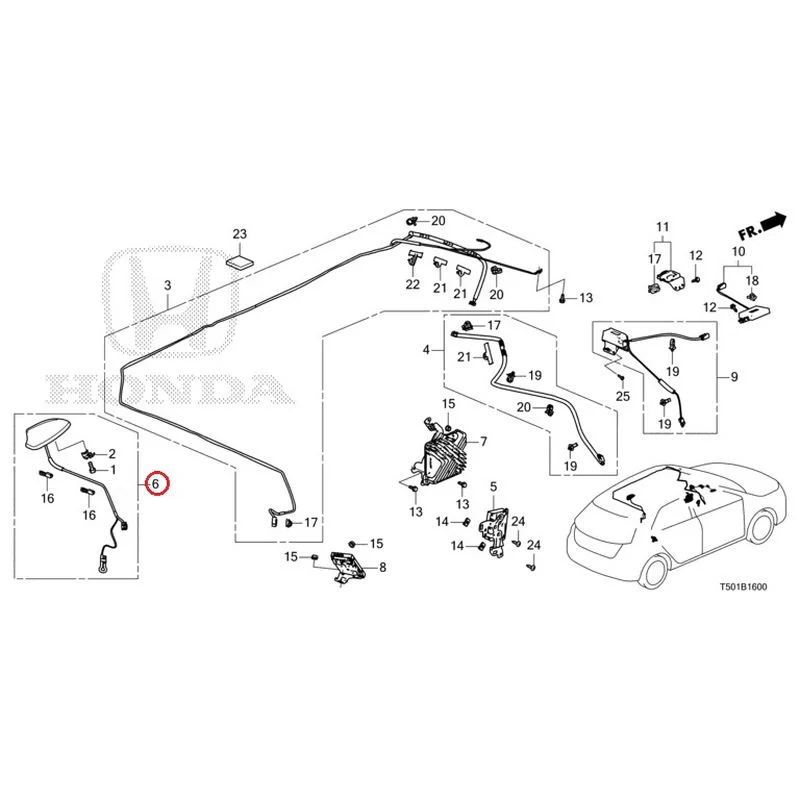 [NEW] JDM HONDA CIVIC FL4 2023 Antenna GENUINE OEM - Image 9