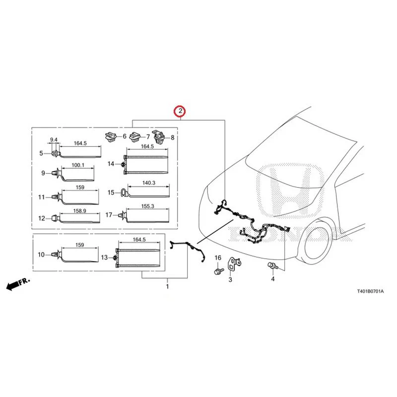 [NEW] JDM HONDA CIVIC FL5 2023 Wiring Harness (2) GENUINE OEM - Image 3