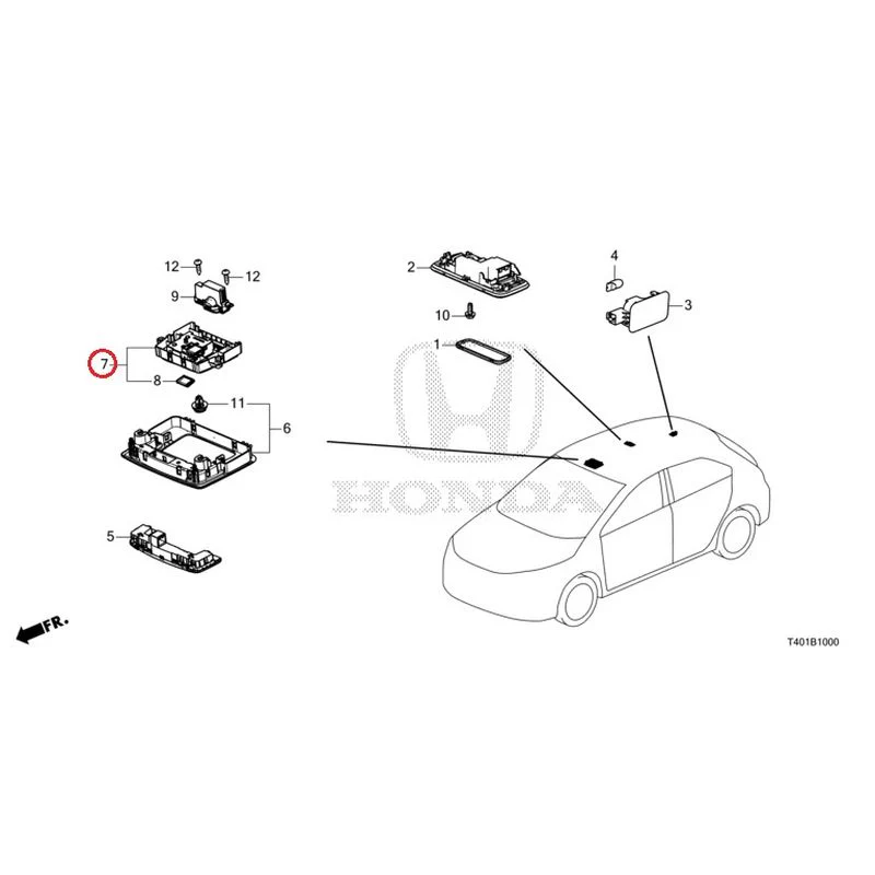 [NEW] JDM HONDA CIVIC FL5 2023 Interior Lights GENUINE OEM - Image 8