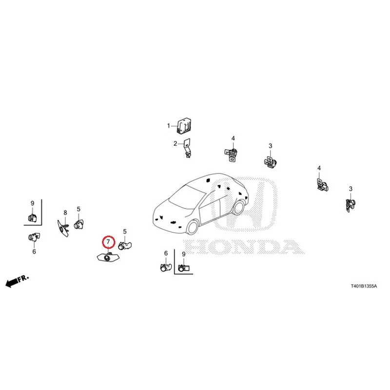 [NEW] JDM HONDA CIVIC FL5 2023 Parking Sensor GENUINE OEM - Image 15