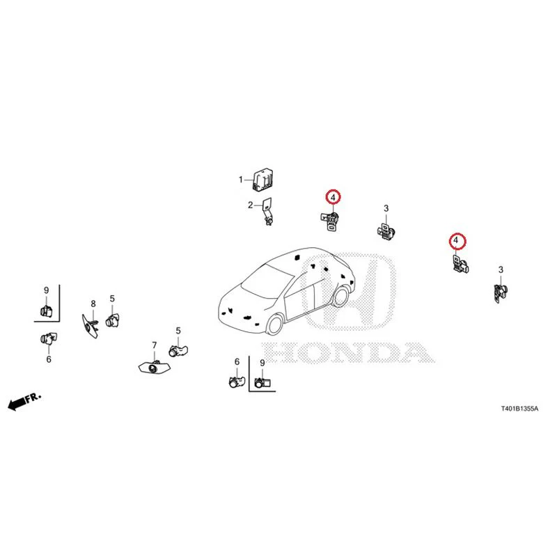 [NEW] JDM HONDA CIVIC FL5 2023 Parking Sensor GENUINE OEM - Image 9
