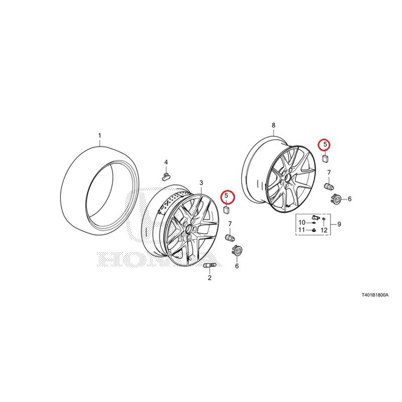 [NEW] JDM HONDA CIVIC FL5 2023 Tire/Wheel Disc GENUINE OEM - Image 20
