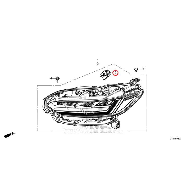[NEW] JDM HONDA ZR-V e:HEV RZ4 2025 Headlight GENUINE OEM - Image 4