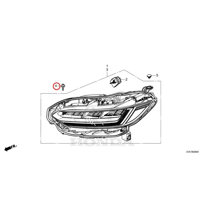 [NEW] JDM HONDA ZR-V e:HEV RZ4 2025 Headlight GENUINE OEM - Image 7