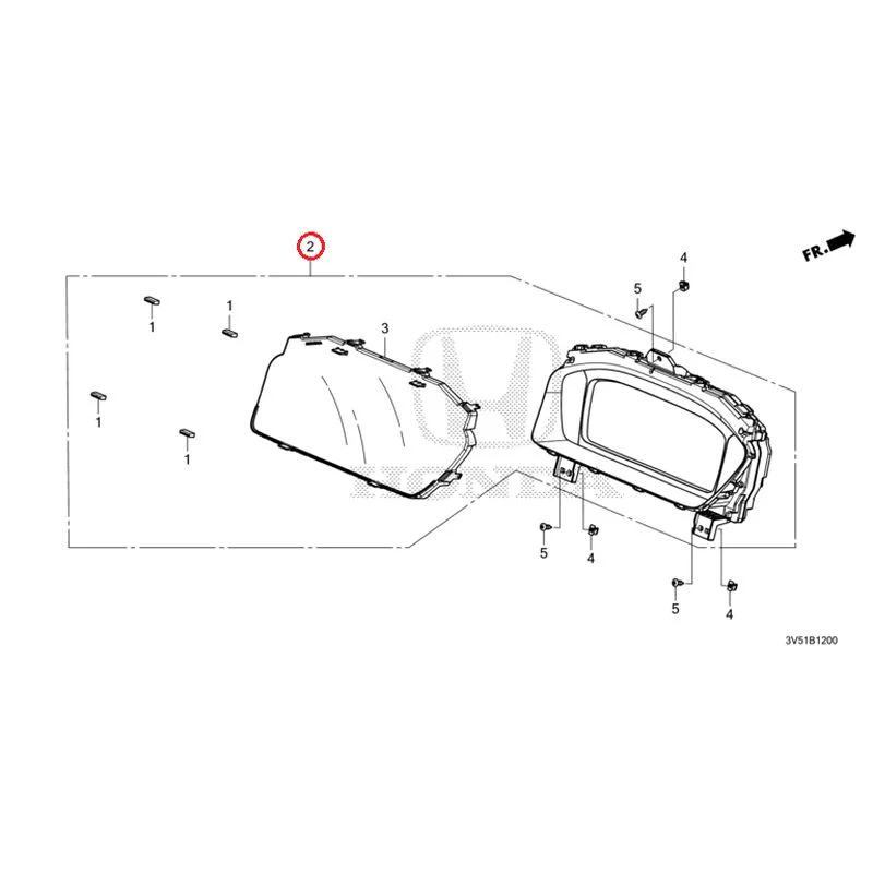 [NEW] JDM HONDA ZR-V e:HEV RZ4 2025 Meter GENUINE OEM - Image 3