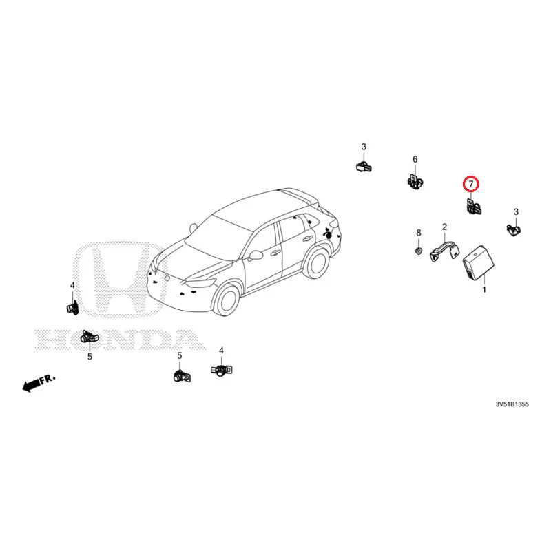 [NEW] JDM HONDA ZR-V e:HEV RZ4 2025 Parking Sensor GENUINE OEM - Image 26
