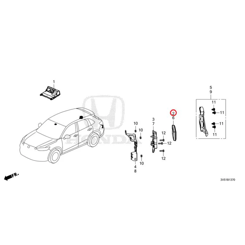 [NEW] JDM HONDA ZR-V e:HEV RZ4 2025 Radar/Camera GENUINE OEM - Image 3